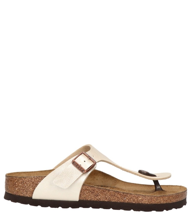 Birkenstock Birkenstock slipper <span>943873 Gizeh</span> Pearl White Birkenstock slipper <span>943873 Gizeh</span> 943873 Gizeh beige - www.bremmerschoenen.info - Bremmer Schoenen