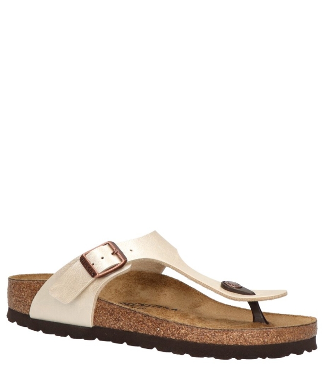 Birkenstock Birkenstock slipper <span>943873 Gizeh</span> Pearl White Birkenstock slipper <span>943873 Gizeh</span> 943873 Gizeh beige - www.bremmerschoenen.info - Bremmer Schoenen
