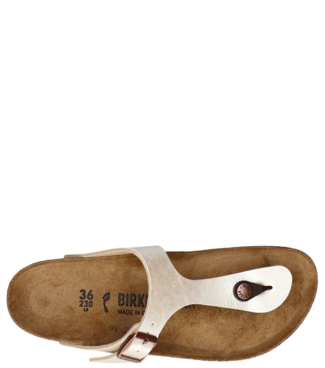 Birkenstock Birkenstock slipper <span>943873 Gizeh</span> Pearl White Birkenstock slipper <span>943873 Gizeh</span> 943873 Gizeh beige - www.bremmerschoenen.info - Bremmer Schoenen