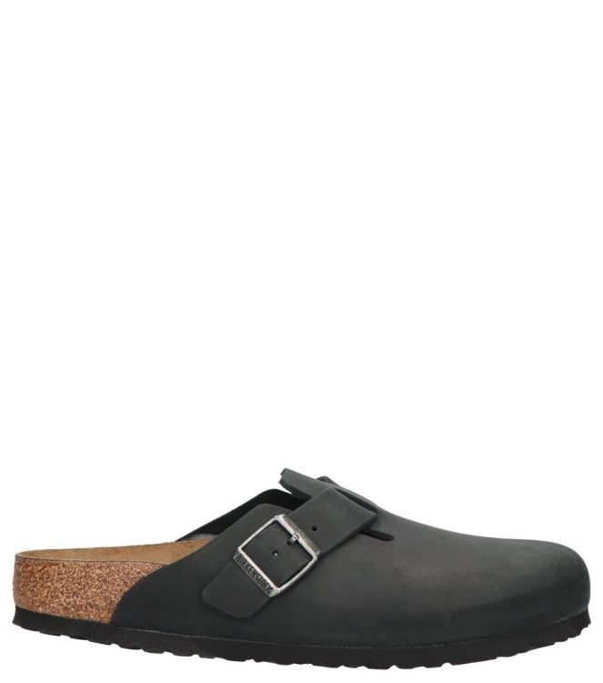 Birkenstock slipper <span>059463 Boston</span> 059463 Boston zwart - www.bremmerschoenen.info - Bremmer Schoenen