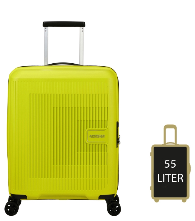 American Tourister AT Trolley <span>146819 A067 Aerostep Spinner 55</span> Light Lime AT Trolley <span>146819 A067 Aerostep Spinner 55</span> 146819 A067 Aerostep Spinner 55 groen - www.bremmerschoenen.info - Bremmer Schoenen