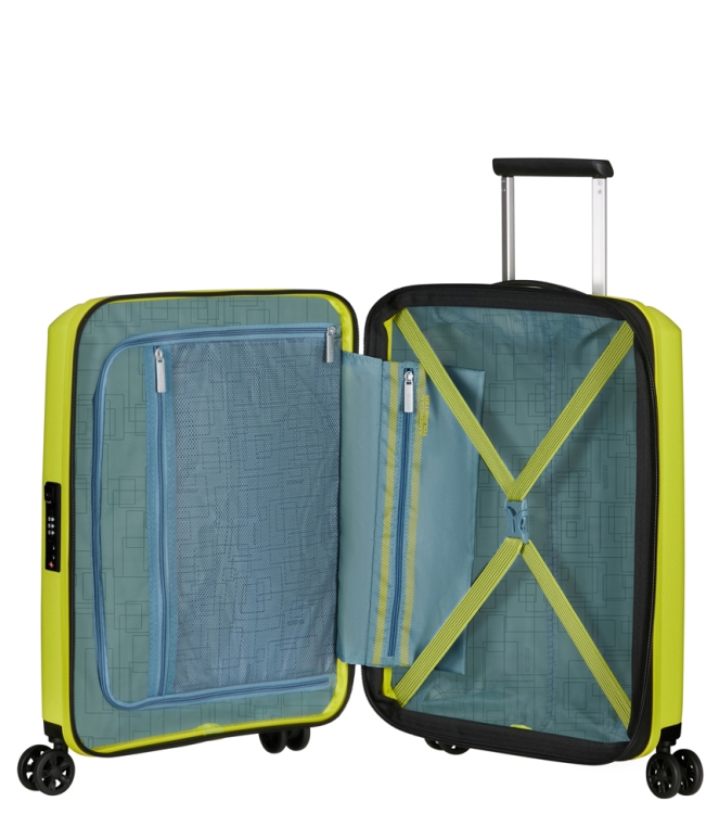 American Tourister AT Trolley <span>146819 A067 Aerostep Spinner 55</span> Light Lime AT Trolley <span>146819 A067 Aerostep Spinner 55</span> 146819 A067 Aerostep Spinner 55 groen - www.bremmerschoenen.info - Bremmer Schoenen