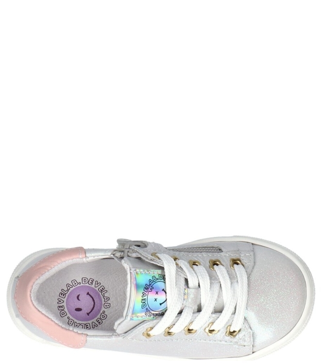 Develab Develab sneaker <span>42898 121</span> 121 White Metallic Develab sneaker <span>42898 121</span> 42898 121 meerkleurig - www.bremmerschoenen.info - Bremmer Schoenen
