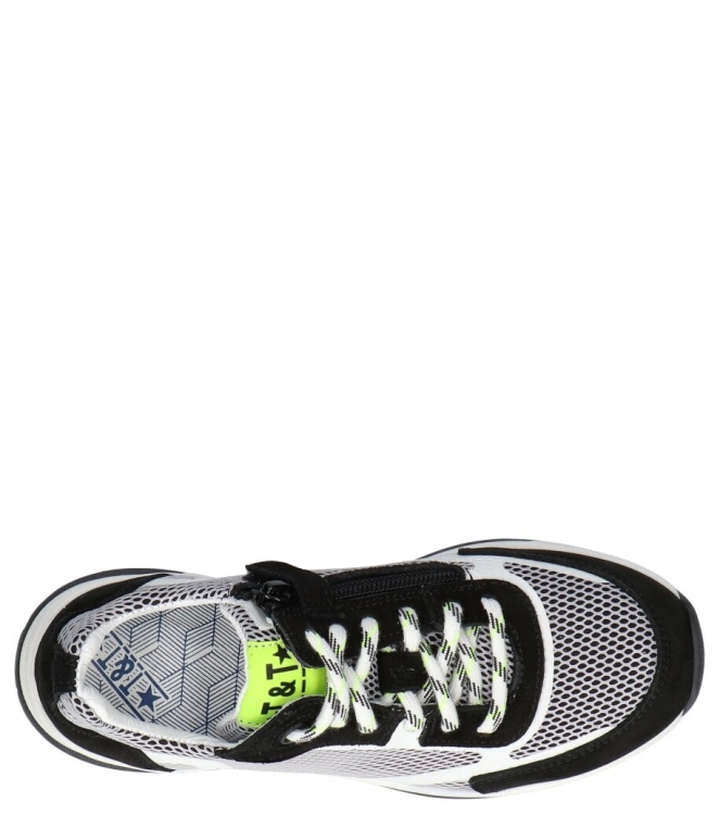 Track style sneaker <span>324155 589 Gwen Gul</span> 324155 589 Gwen Gul wit - www.bremmerschoenen.info - Bremmer Schoenen