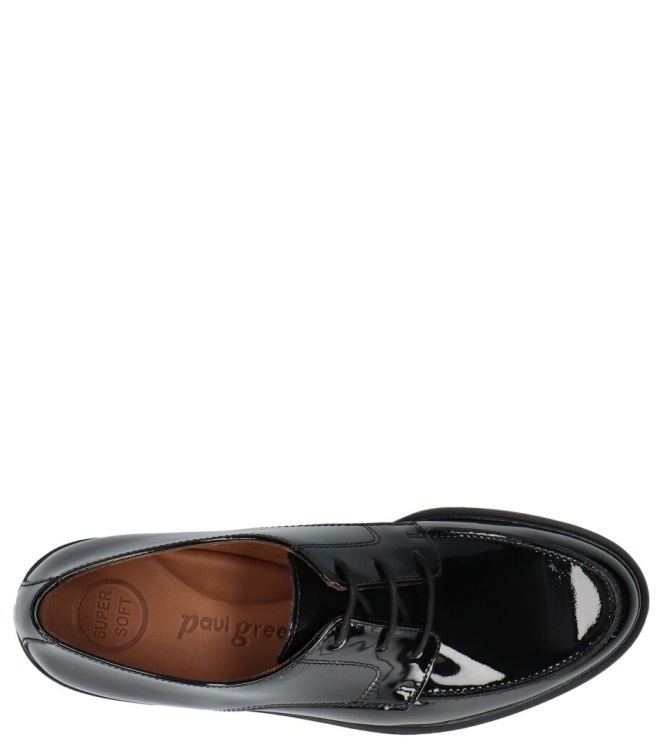 Paul Green Paul Green veterschoen <span>2688 006</span> 006 softlack schwarz Paul Green veterschoen <span>2688 006</span> 2688 006 zwart - www.bremmerschoenen.info - Bremmer Schoenen