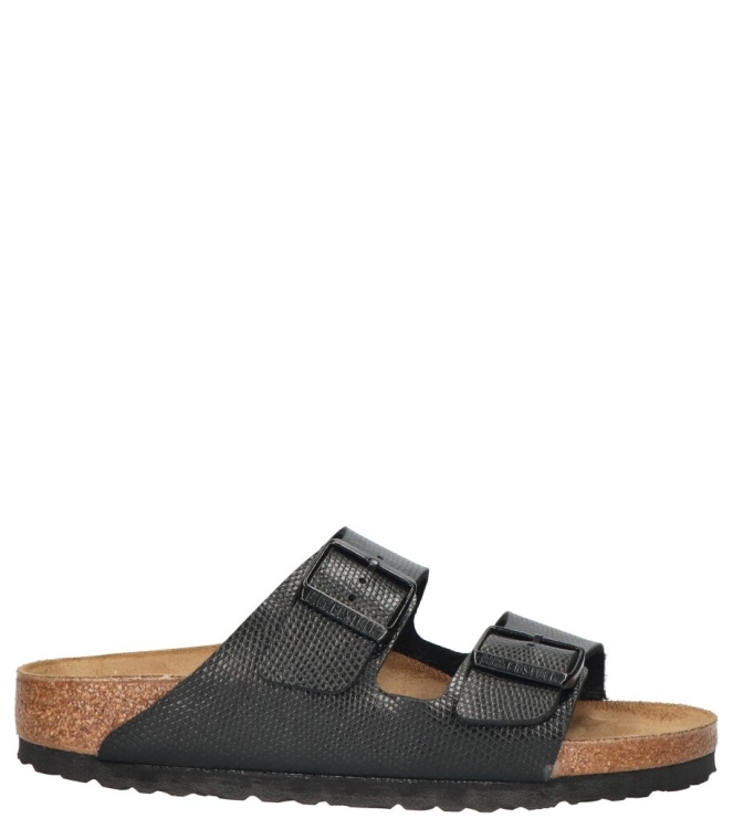 Birkenstock Birkenstock slipper <span>1027835 Arizona</span> Black Lizard Birkenstock slipper <span>1027835 Arizona</span> 1027835 Arizona zwart - www.bremmerschoenen.info - Bremmer Schoenen