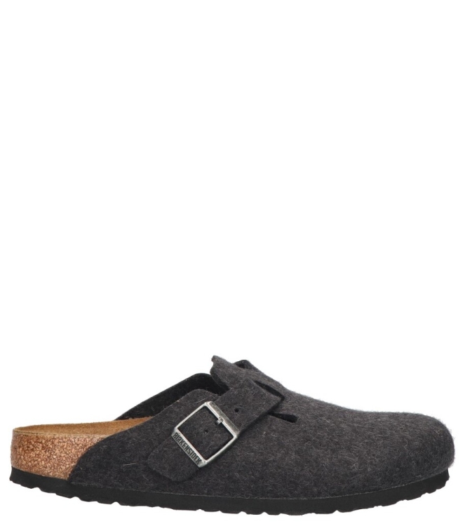 Birkenstock Birkenstock slipper <span>160373 Boston</span> anthracite Birkenstock slipper <span>160373 Boston</span> 160373 Boston grijs - www.bremmerschoenen.info - Bremmer Schoenen