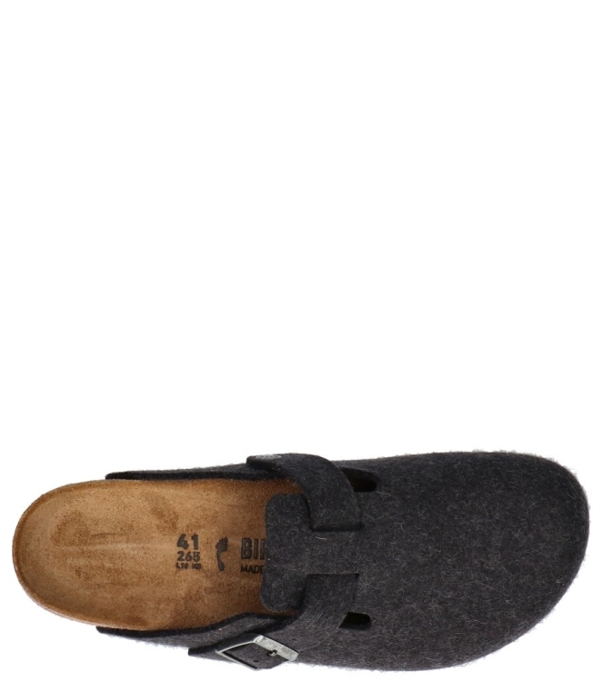 Birkenstock Birkenstock slipper <span>160373 Boston</span> anthracite Birkenstock slipper <span>160373 Boston</span> 160373 Boston grijs - www.bremmerschoenen.info - Bremmer Schoenen