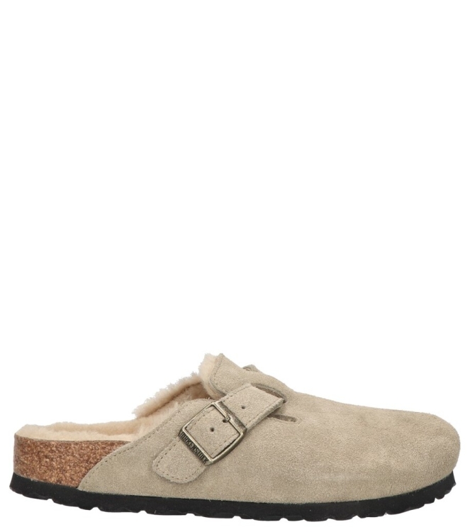 Birkenstock Birkenstock slipper <span>1028299 Boston</span> Taupe Birkenstock slipper <span>1028299 Boston</span> 1028299 Boston beige - www.bremmerschoenen.info - Bremmer Schoenen