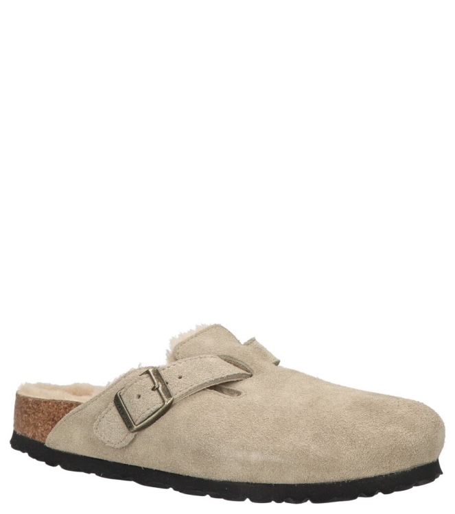 Birkenstock Birkenstock slipper <span>1028299 Boston</span> Taupe Birkenstock slipper <span>1028299 Boston</span> 1028299 Boston beige - www.bremmerschoenen.info - Bremmer Schoenen