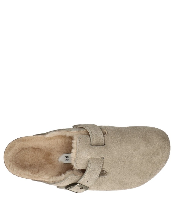 Birkenstock Birkenstock slipper <span>1028299 Boston</span> Taupe Birkenstock slipper <span>1028299 Boston</span> 1028299 Boston beige - www.bremmerschoenen.info - Bremmer Schoenen