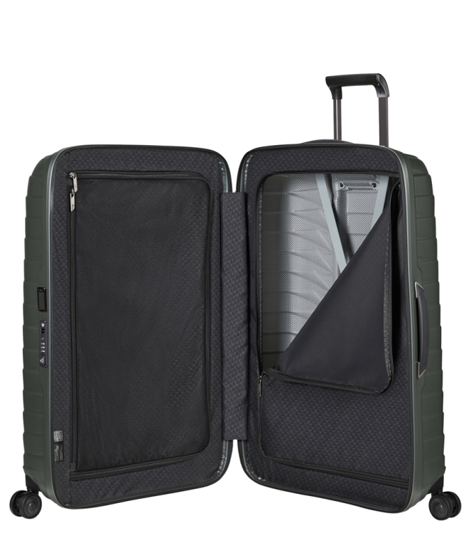 Samsonite koffer <span>126042 9781 Proxis Spinner 75</span> 126042 9781 Proxis Spinner 75 groen - www.bremmerschoenen.info - Bremmer Schoenen