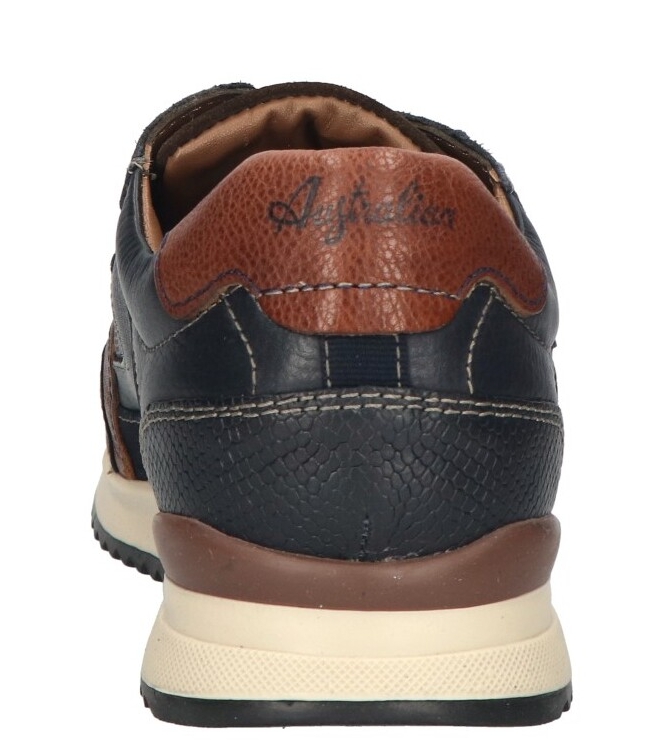 Australian Australian sneaker <span>15.1667.01 S32 Bakersville</span> Blue cognac Australian sneaker <span>15.1667.01 S32 Bakersville</span> 15.1667.01 S32 Bakersville blauw - www.bremmerschoenen.info - Bremmer Schoenen