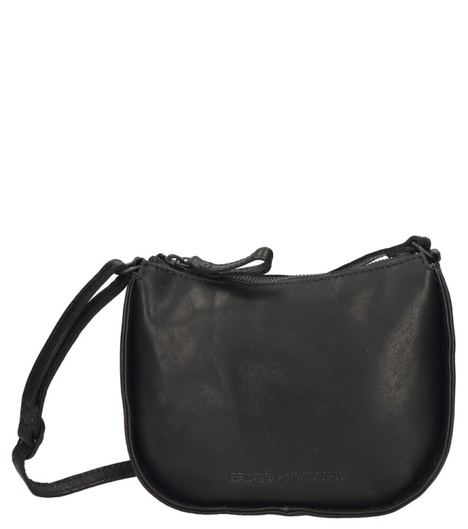 Spikes & Sparrow tas <span>48115000 Black</span> 48115000 Black zwart - www.bremmerschoenen.info - Bremmer Schoenen