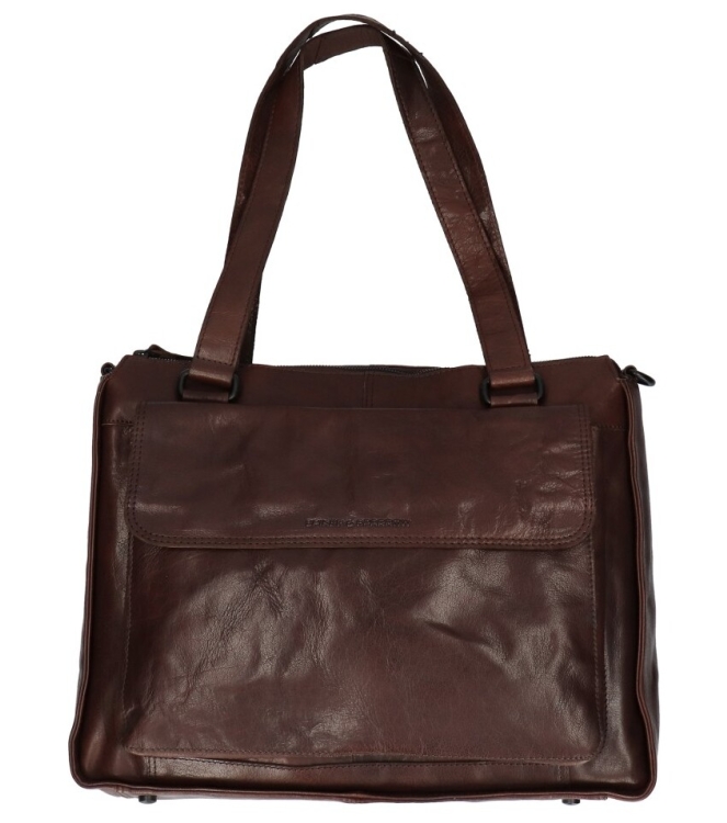 Spikes & Sparrow tas <span>48127101 D Brown</span> 48127101 D Brown bruin - www.bremmerschoenen.info - Bremmer Schoenen