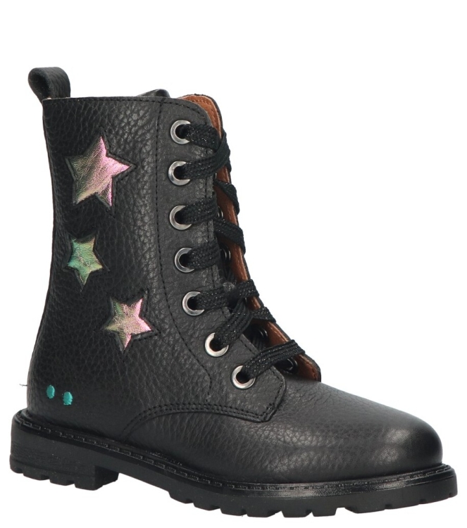 BunniesJR veterboot <span>224864 589 Hailee Happy</span> 224864 589 Hailee Happy zwart - www.bremmerschoenen.info - Bremmer Schoenen