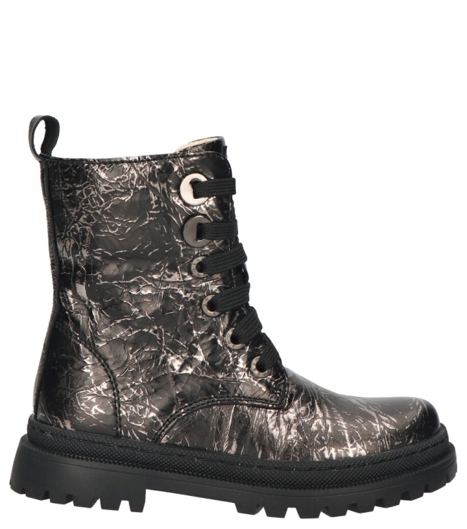 Shoesme Shoesme veterboot <span>NT24W007-J</span> Black Silver Shoesme veterboot <span>NT24W007-J</span> NT24W007-J grijs - www.bremmerschoenen.info - Bremmer Schoenen