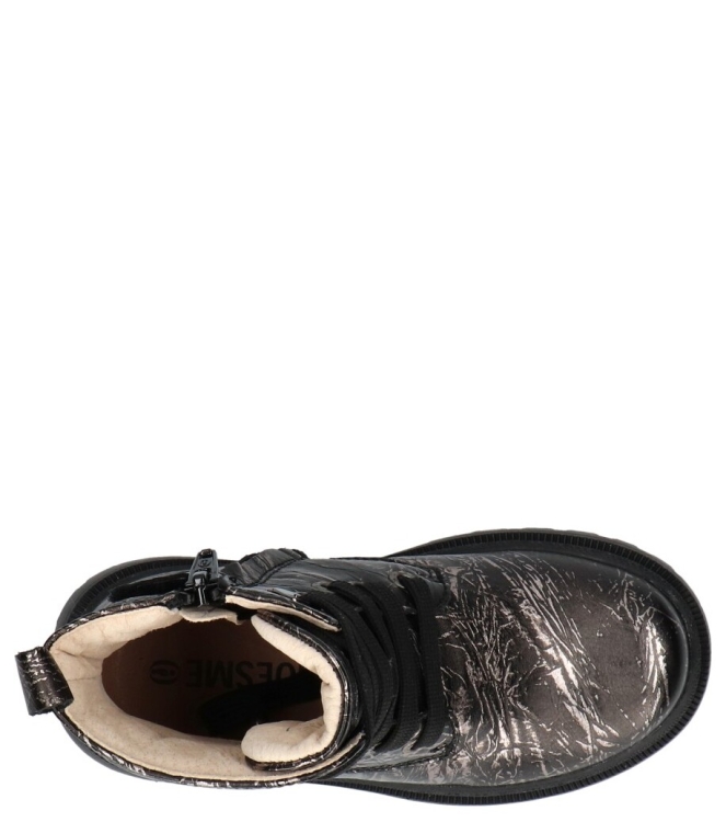 Shoesme Shoesme veterboot <span>NT24W007-J</span> Black Silver Shoesme veterboot <span>NT24W007-J</span> NT24W007-J grijs - www.bremmerschoenen.info - Bremmer Schoenen