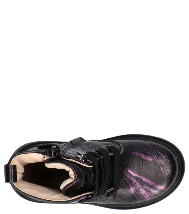 Shoesme Shoesme veterboot <span>NT24W007-F</span> Purple black Shoesme veterboot <span>NT24W007-F</span> NT24W007-F zwart - www.bremmerschoenen.info - Bremmer Schoenen