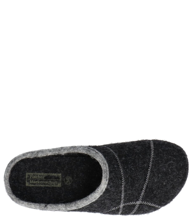 Fischer Fischer pantoffel <span>205601 205</span> 205 Antharazit Fischer pantoffel <span>205601 205</span> 205601 205 grijs - www.bremmerschoenen.info - Bremmer Schoenen