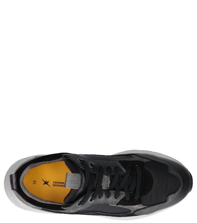 Xsensible Xsensible sneaker <span>33004.5 080 Milau G</span> 080 Black Combi Xsensible sneaker <span>33004.5 080 Milau G</span> 33004.5 080 Milau G zwart - www.bremmerschoenen.info - Bremmer Schoenen