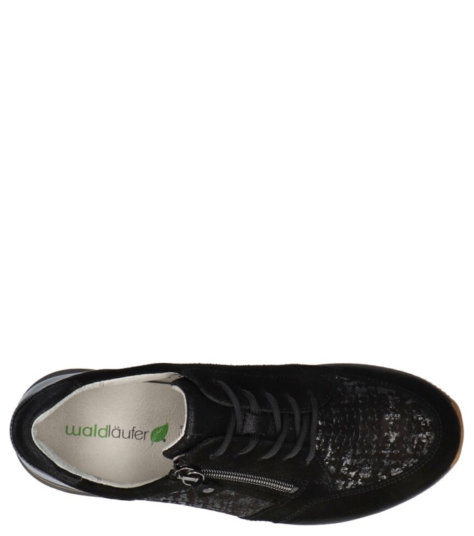 Waldlaufer sneaker <span>935006 401 001 H-Agnes</span> 935006 401 001 H-Agnes zwart - www.bremmerschoenen.info - Bremmer Schoenen