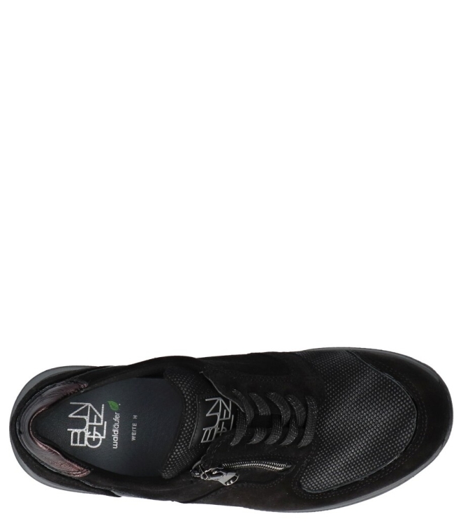 Waldlaufer sneaker <span>364H15 400 492 Hiroko</span> 364H15 400 492 Hiroko zwart - www.bremmerschoenen.info - Bremmer Schoenen