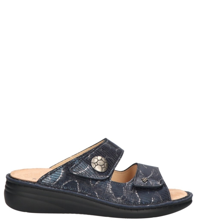 Finn Comfort slipper <span>2642 814046 Moorea</span> 2642 814046 Moorea blauw - www.bremmerschoenen.info - Bremmer Schoenen