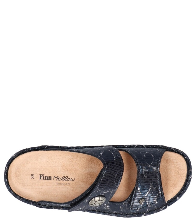 Finn Comfort slipper <span>2642 814046 Moorea</span> 2642 814046 Moorea blauw - www.bremmerschoenen.info - Bremmer Schoenen