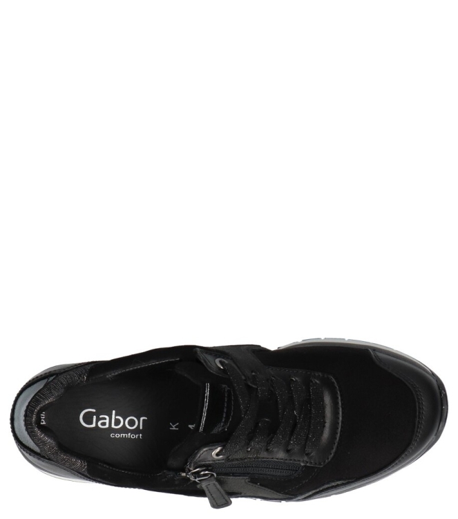 Gabor Gabor sneaker <span>56.306.67</span> 67 schwarz/asfalto Gabor sneaker <span>56.306.67</span> 56.306.67 zwart - www.bremmerschoenen.info - Bremmer Schoenen