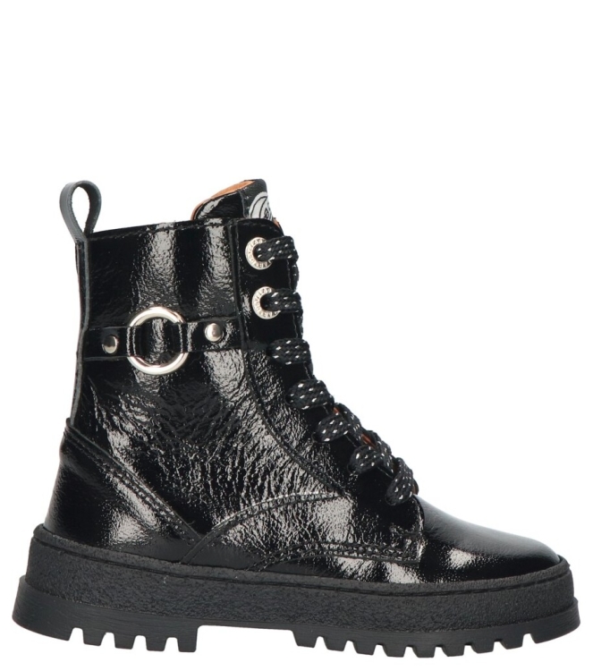 Develab Develab veterboot <span>42956 925</span> 925 black patent Develab veterboot <span>42956 925</span> 42956 925 zwart - www.bremmerschoenen.info - Bremmer Schoenen