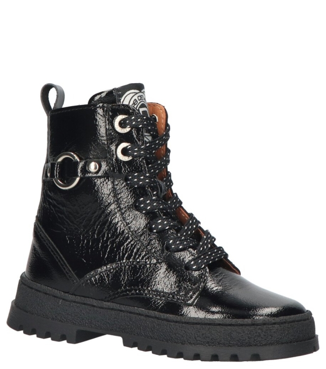 Develab Develab veterboot <span>42956 925</span> 925 black patent Develab veterboot <span>42956 925</span> 42956 925 zwart - www.bremmerschoenen.info - Bremmer Schoenen