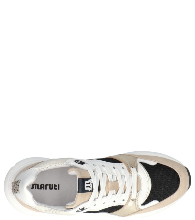 Maruti Maruti sneaker <span>66.1776.02 U42 Raven</span> U42 beige black white Maruti sneaker <span>66.1776.02 U42 Raven</span> 66.1776.02 U42 Raven meerkleurig - www.bremmerschoenen.info - Bremmer Schoenen