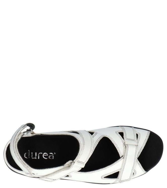 Durea sandaal <span>7258 215 7696</span> 7258 215 7696 wit - www.bremmerschoenen.info - Bremmer Schoenen