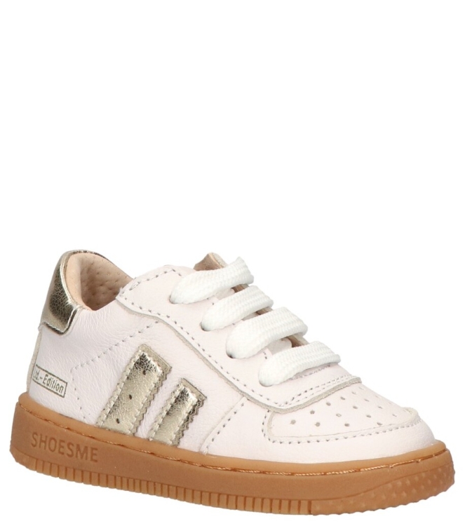 Shoesme Shoesme sneaker <span>BN25S003-A</span> White gold Shoesme sneaker <span>BN25S003-A</span> BN25S003-A wit - www.bremmerschoenen.info - Bremmer Schoenen