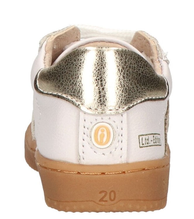 Shoesme Shoesme sneaker <span>BN25S003-A</span> White gold Shoesme sneaker <span>BN25S003-A</span> BN25S003-A wit - www.bremmerschoenen.info - Bremmer Schoenen