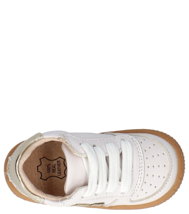 Shoesme Shoesme sneaker <span>BN25S003-A</span> White gold Shoesme sneaker <span>BN25S003-A</span> BN25S003-A wit - www.bremmerschoenen.info - Bremmer Schoenen