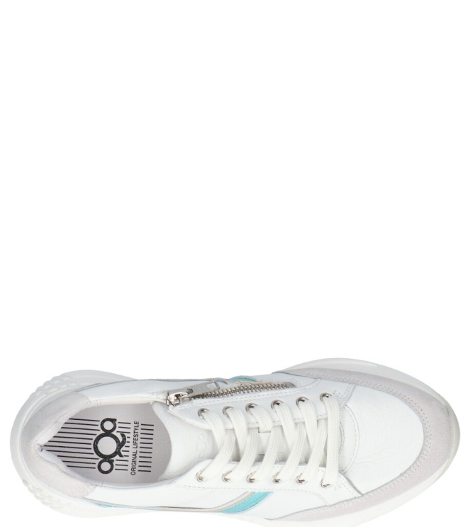 Aqa Aqa sneaker <span>A8726 A47A11</span> A47A11 velour purity velv. opti wht Aqa sneaker <span>A8726 A47A11</span> A8726 A47A11 wit - www.bremmerschoenen.info - Bremmer Schoenen