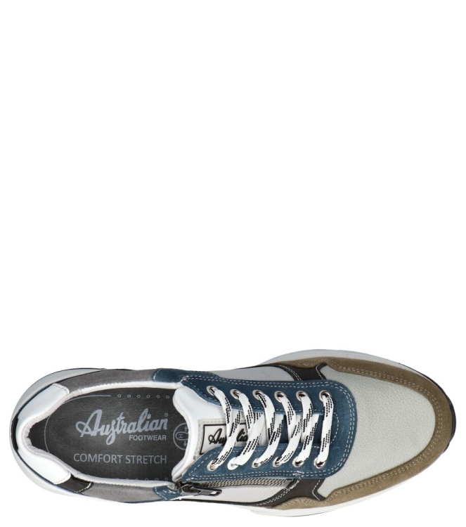 Australian Australian sneaker <span>15.1646.04 PKX Connery width H</span> PKX grey blue green Australian sneaker <span>15.1646.04 PKX Connery width H</span> 15.1646.04 PKX Connery width H groen - www.bremmerschoenen.info - Bremmer Schoenen