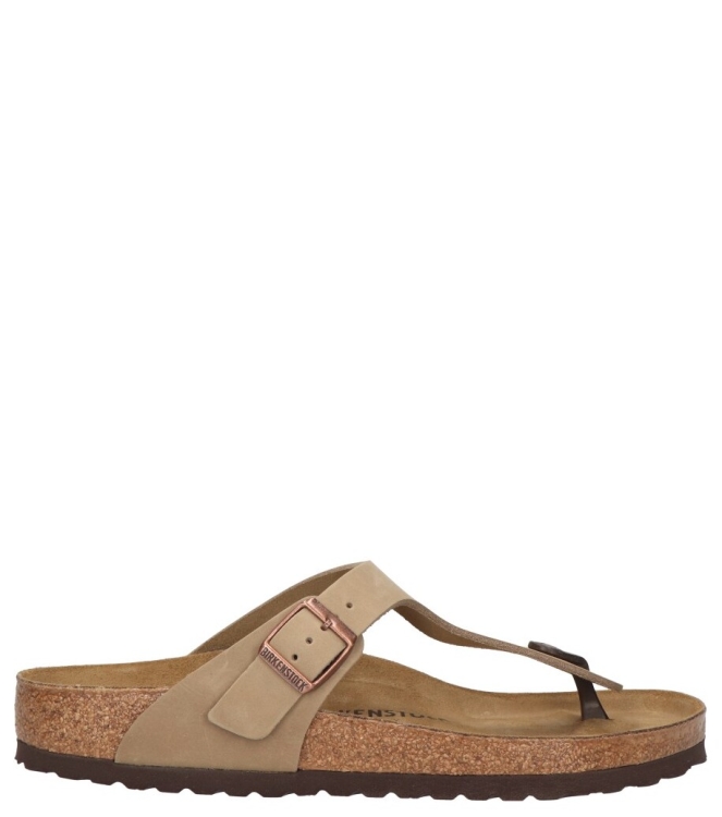 Birkenstock Birkenstock slipper <span>943811 Gizeh</span> oiled Tabacco Brown Birkenstock slipper <span>943811 Gizeh</span> 943811 Gizeh groen - www.bremmerschoenen.info - Bremmer Schoenen