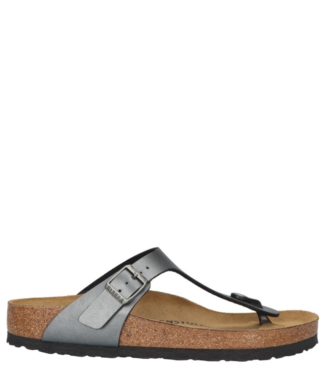 Birkenstock Birkenstock slipper <span>1021428 Gizeh</span> metallic Black Birkenstock slipper <span>1021428 Gizeh</span> 1021428 Gizeh grijs - www.bremmerschoenen.info - Bremmer Schoenen