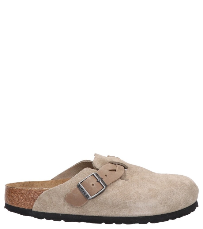 Birkenstock Birkenstock slipper <span>1026694 Boston</span> Taupe Birkenstock slipper <span>1026694 Boston</span> 1026694 Boston beige - www.bremmerschoenen.info - Bremmer Schoenen