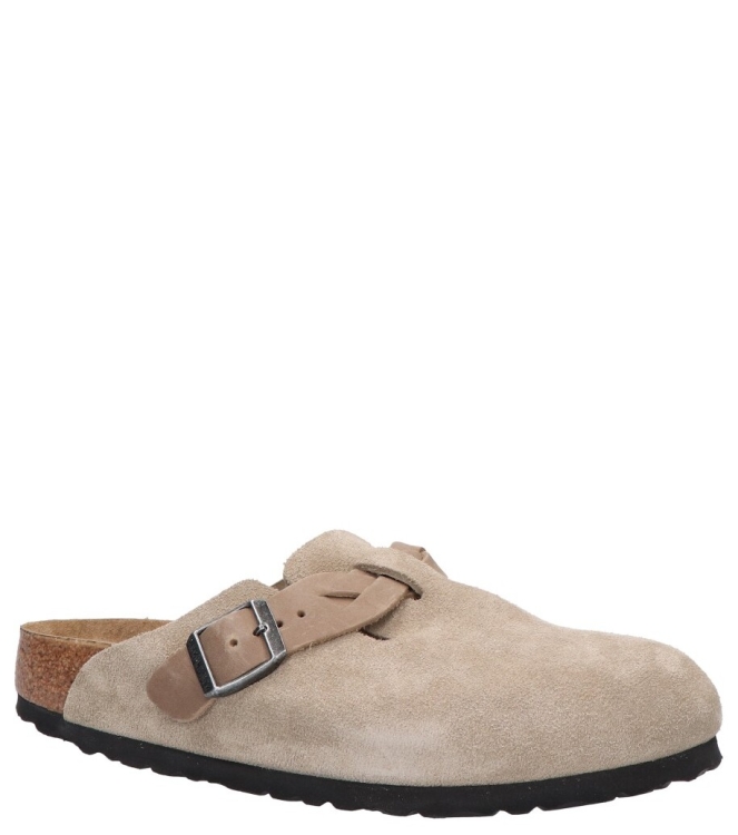 Birkenstock Birkenstock slipper <span>1026694 Boston</span> Taupe Birkenstock slipper <span>1026694 Boston</span> 1026694 Boston beige - www.bremmerschoenen.info - Bremmer Schoenen