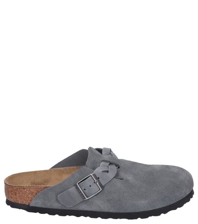 Birkenstock Birkenstock slipper <span>1029086 Boston</span> Basalt gray Birkenstock slipper <span>1029086 Boston</span> 1029086 Boston grijs - www.bremmerschoenen.info - Bremmer Schoenen