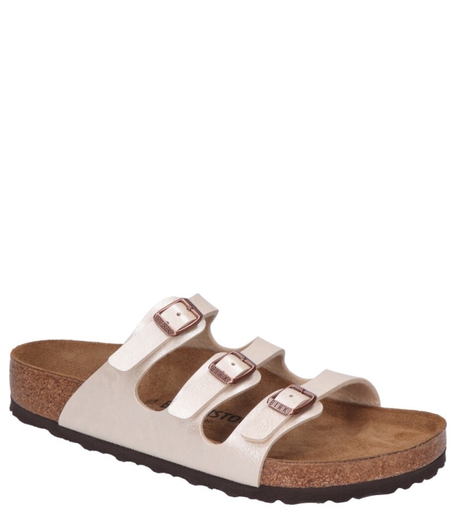 Birkenstock Birkenstock slipper <span>1029777 Florida</span> Pearl White Birkenstock slipper <span>1029777 Florida</span> 1029777 Florida beige - www.bremmerschoenen.info - Bremmer Schoenen