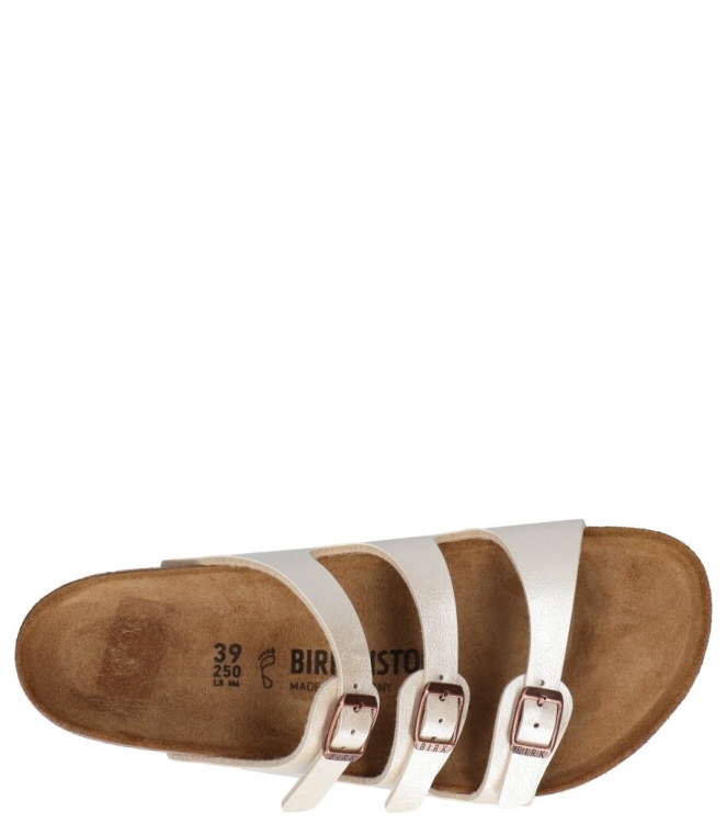 Birkenstock Birkenstock slipper <span>1029777 Florida</span> Pearl White Birkenstock slipper <span>1029777 Florida</span> 1029777 Florida beige - www.bremmerschoenen.info - Bremmer Schoenen