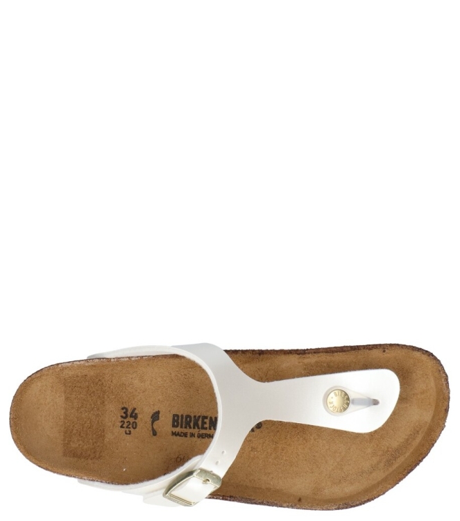 Birkenstock Birkenstock slipper <span>1029796 Gizeh</span> Electric metallic Pearl Birkenstock slipper <span>1029796 Gizeh</span> 1029796 Gizeh wit - www.bremmerschoenen.info - Bremmer Schoenen