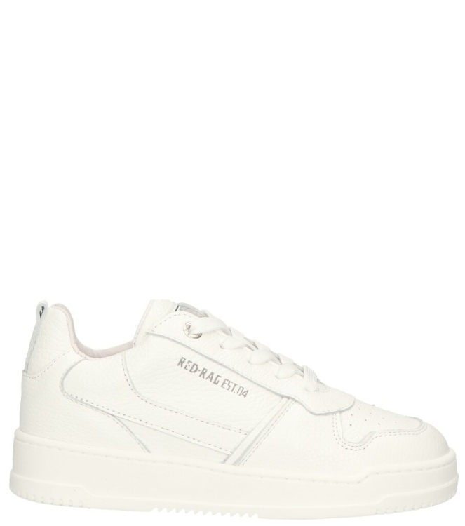 Red-Rag Red Rag sneaker <span>13917 122</span> 122 White Nappa Red Rag sneaker <span>13917 122</span> 13917 122 wit - www.bremmerschoenen.info - Bremmer Schoenen