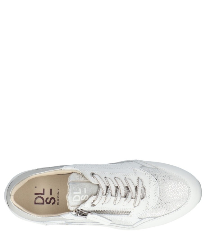 DL-Sport DL-Sport sneaker <span>6517 version 04</span> sun bianco trieste silver DL-Sport sneaker <span>6517 version 04</span> 6517 version 04 wit - www.bremmerschoenen.info - Bremmer Schoenen