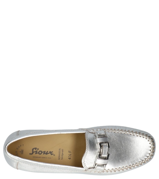 Sioux Sioux instapper <span>40961 Cambria F</span> silber Sioux instapper <span>40961 Cambria F</span> 40961 Cambria F zilver - www.bremmerschoenen.info - Bremmer Schoenen